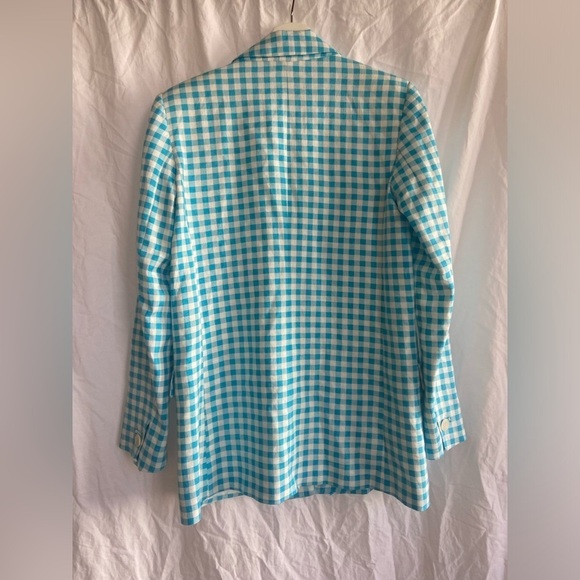 ZARA GINGHAM BLAZER bloggers favorite Size Small - Picture 10 of 15